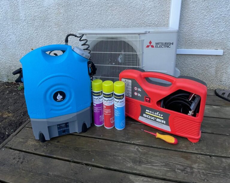 materiel entretien pompe a chaleur